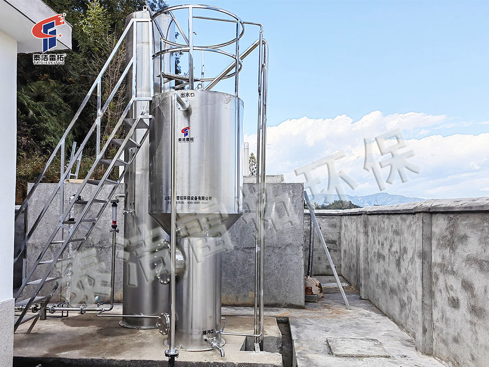 江西遂川一體化凈水設備安裝完成，日處理量100噸/天